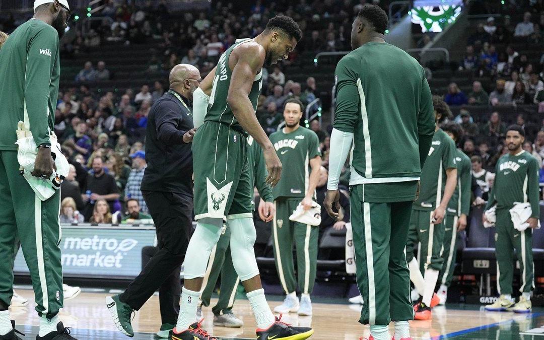 坏消息，雄鹿队扬尼斯阿德托昆博小腿拉伤，将缺席24周