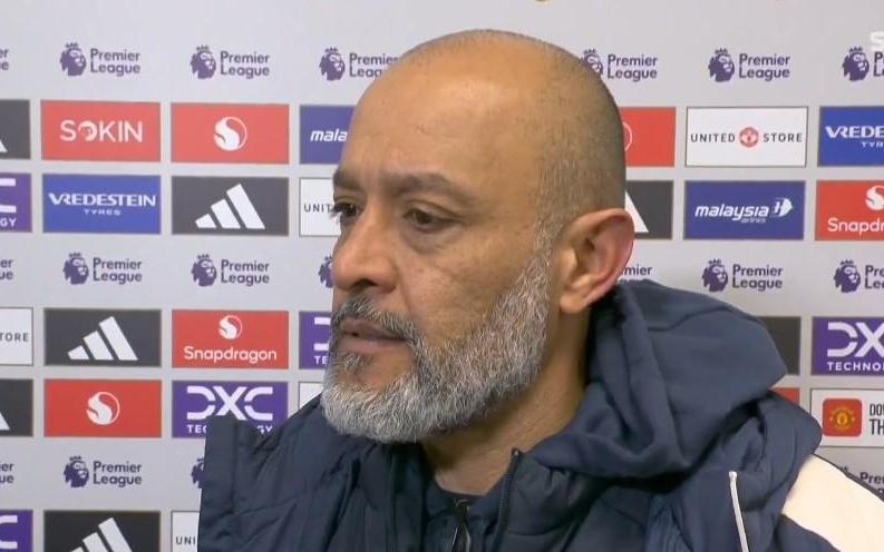 努诺：我们本可以击败曼联，下半场我们给他们制造了很多困难