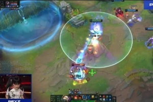 完美的团战输出！LCK放出peyz飞机团战第一视角