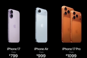 iPhone17系列中国市场50天销量突破900万达iPhone16销量150%以上