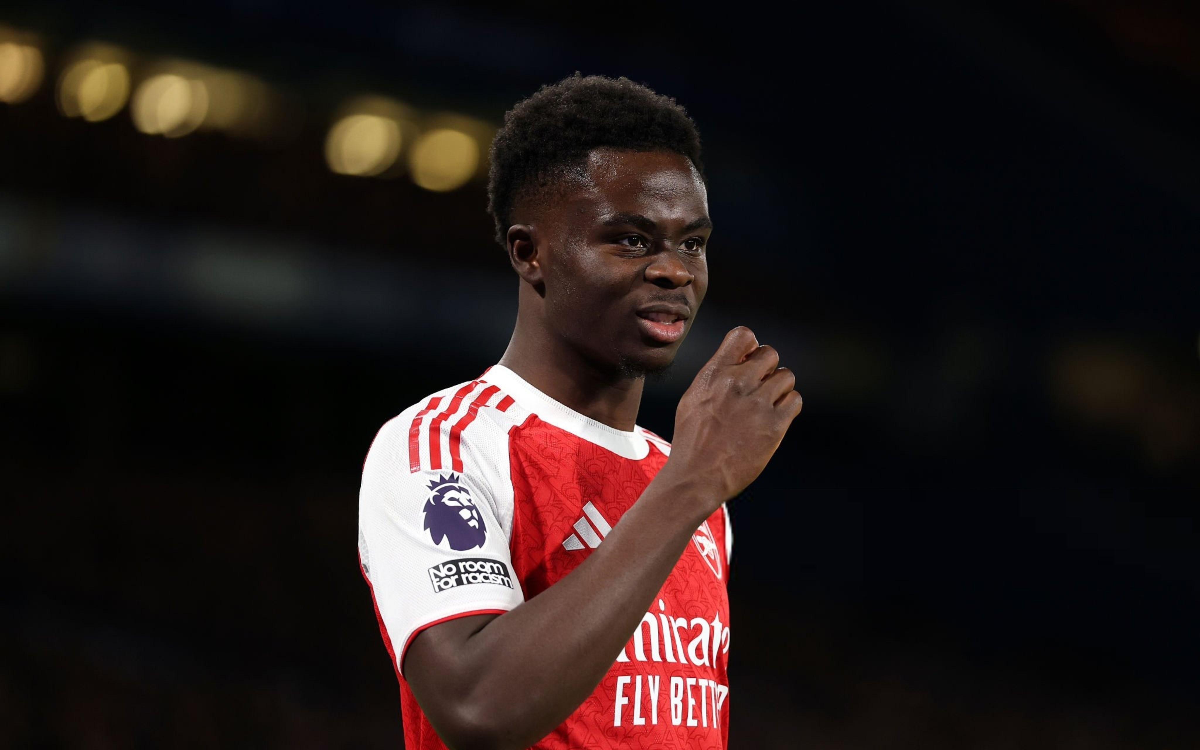 5场4球，萨卡英超主场对利物浦进球最多