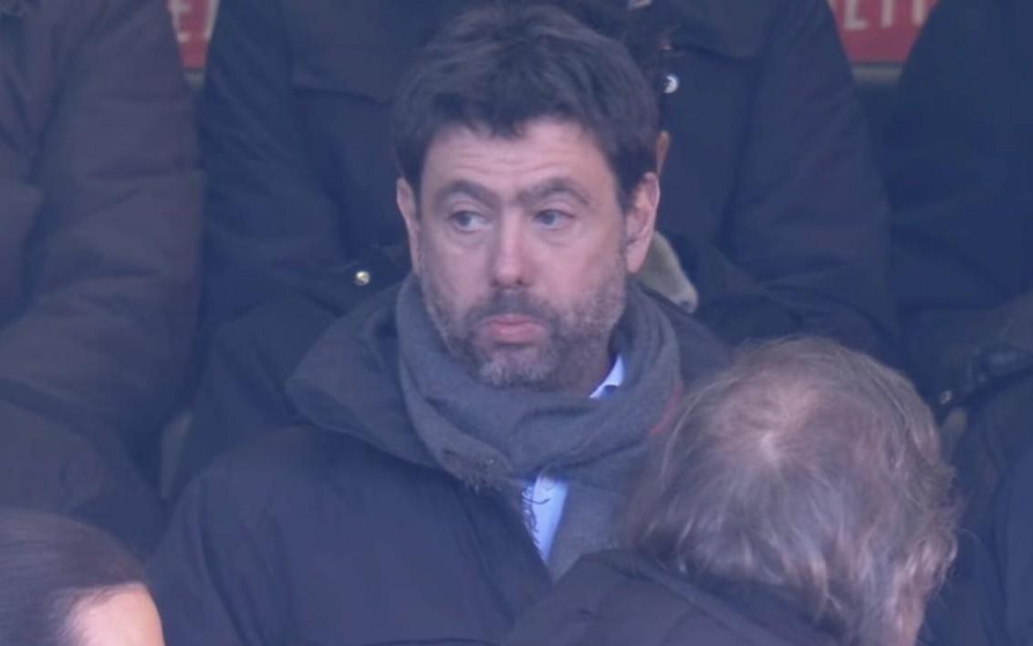 前尤文主席阿涅利现身圣西罗球场，观看了米兰和维罗纳的比赛