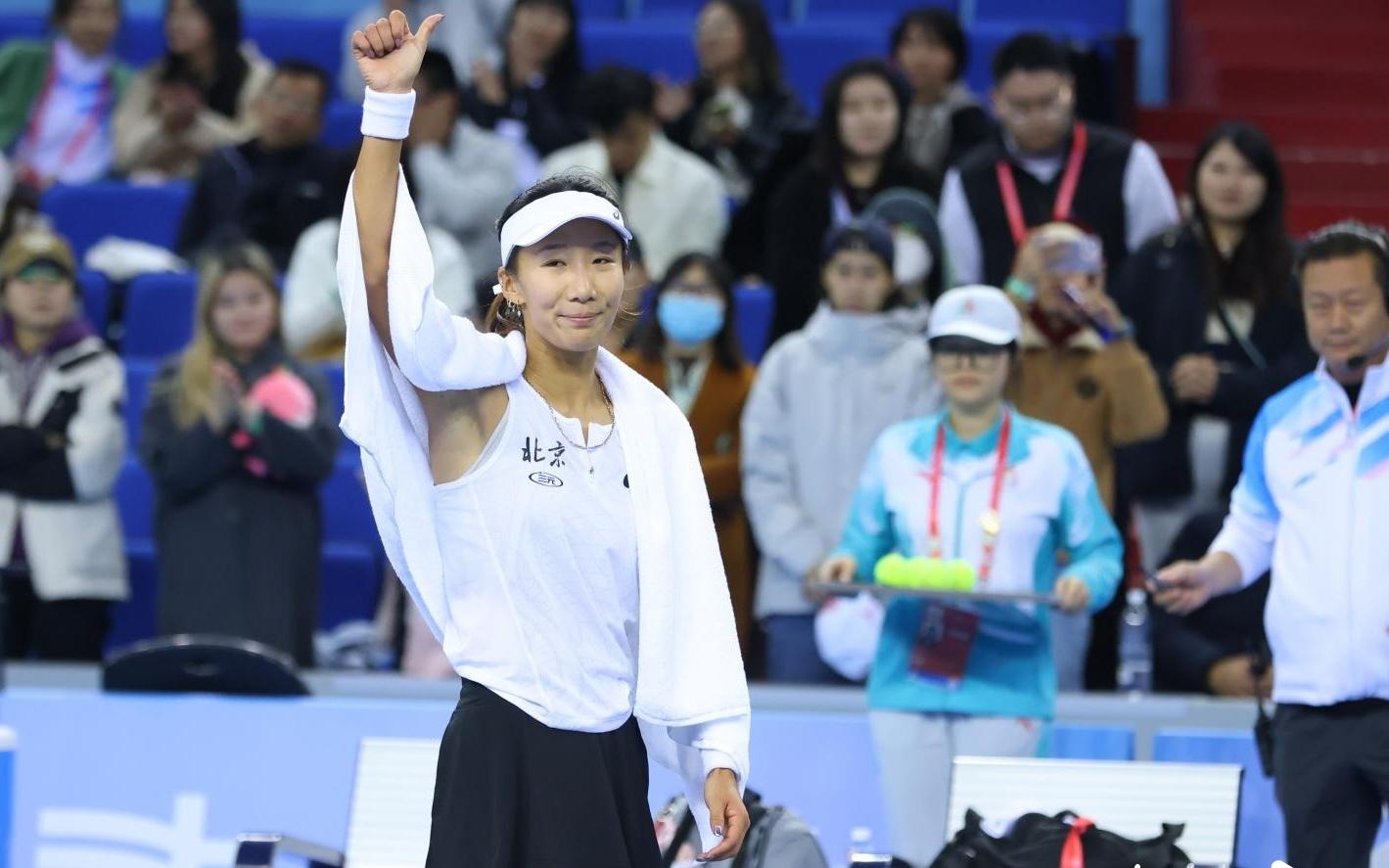 男单、女单冠军即将揭晓！十五运会网球单打比赛进行时