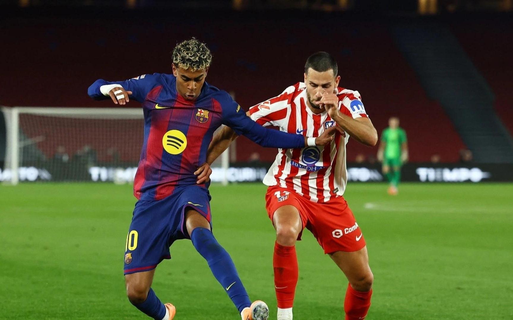 西甲：31！巴萨力克马竞，稳居积分榜榜首