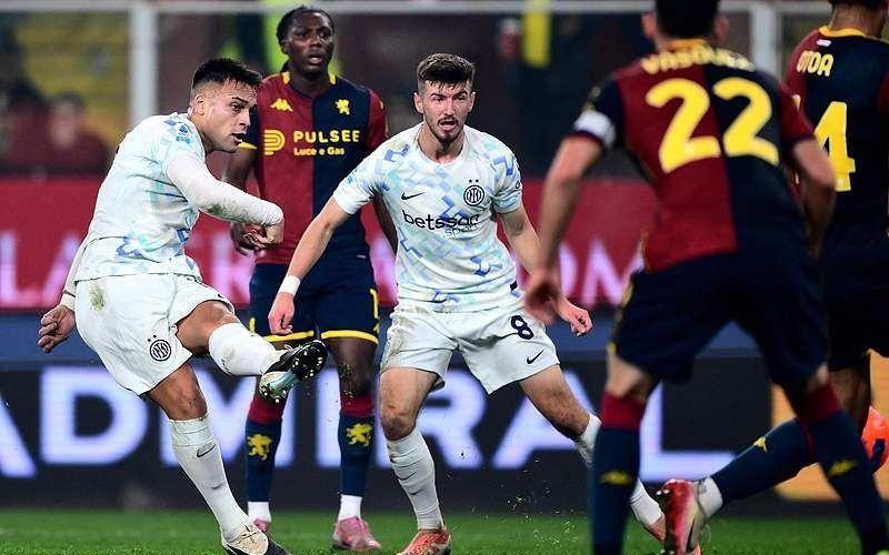 国米21热那亚登顶意甲榜首劳塔罗传射